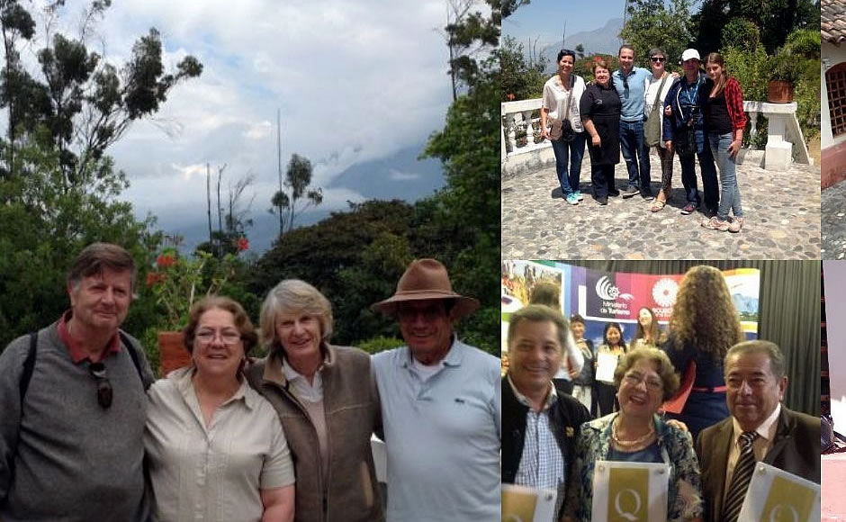 Mercado artesanal en Otavalo